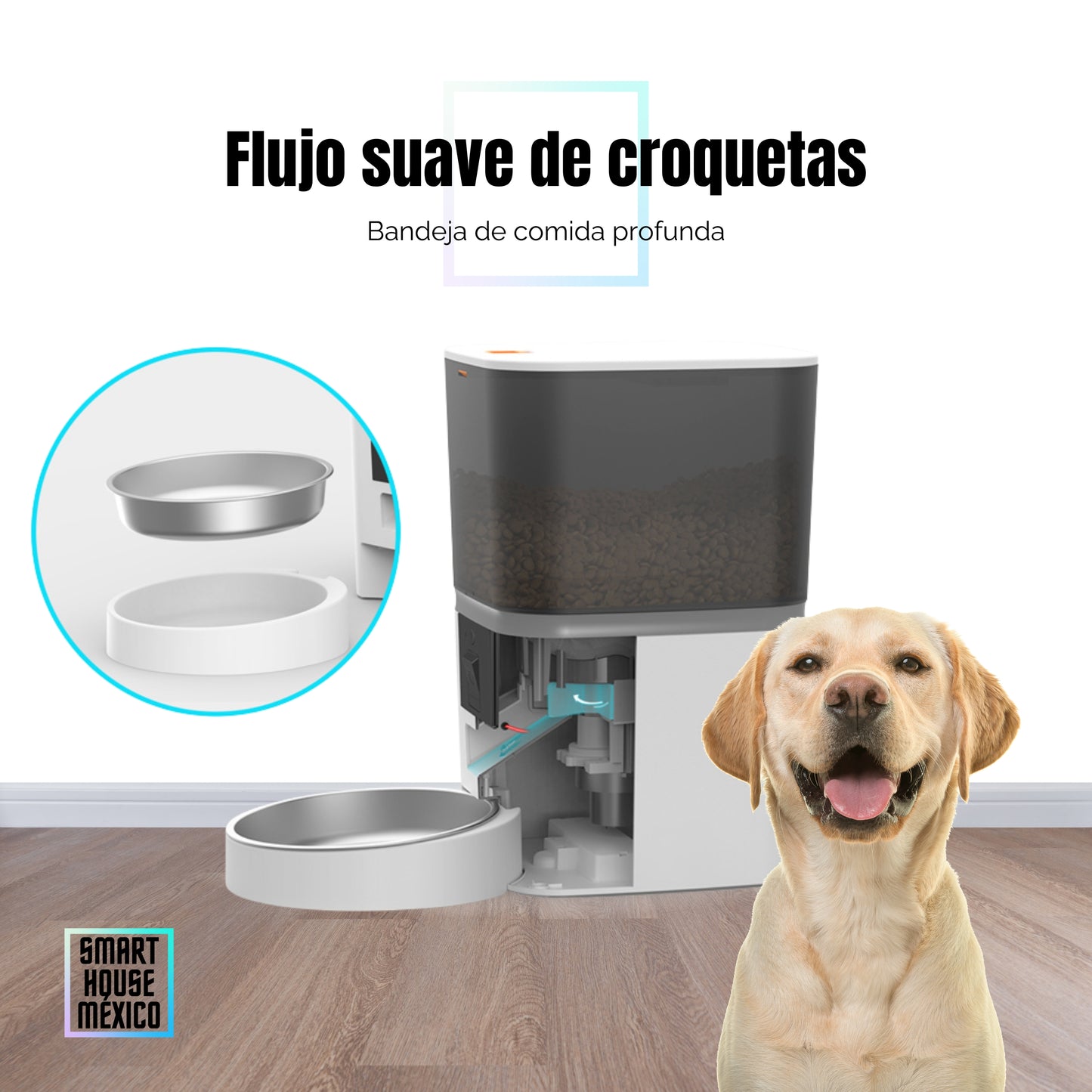 Comedero Inteligente para Mascotas con Cámara HD - Nova