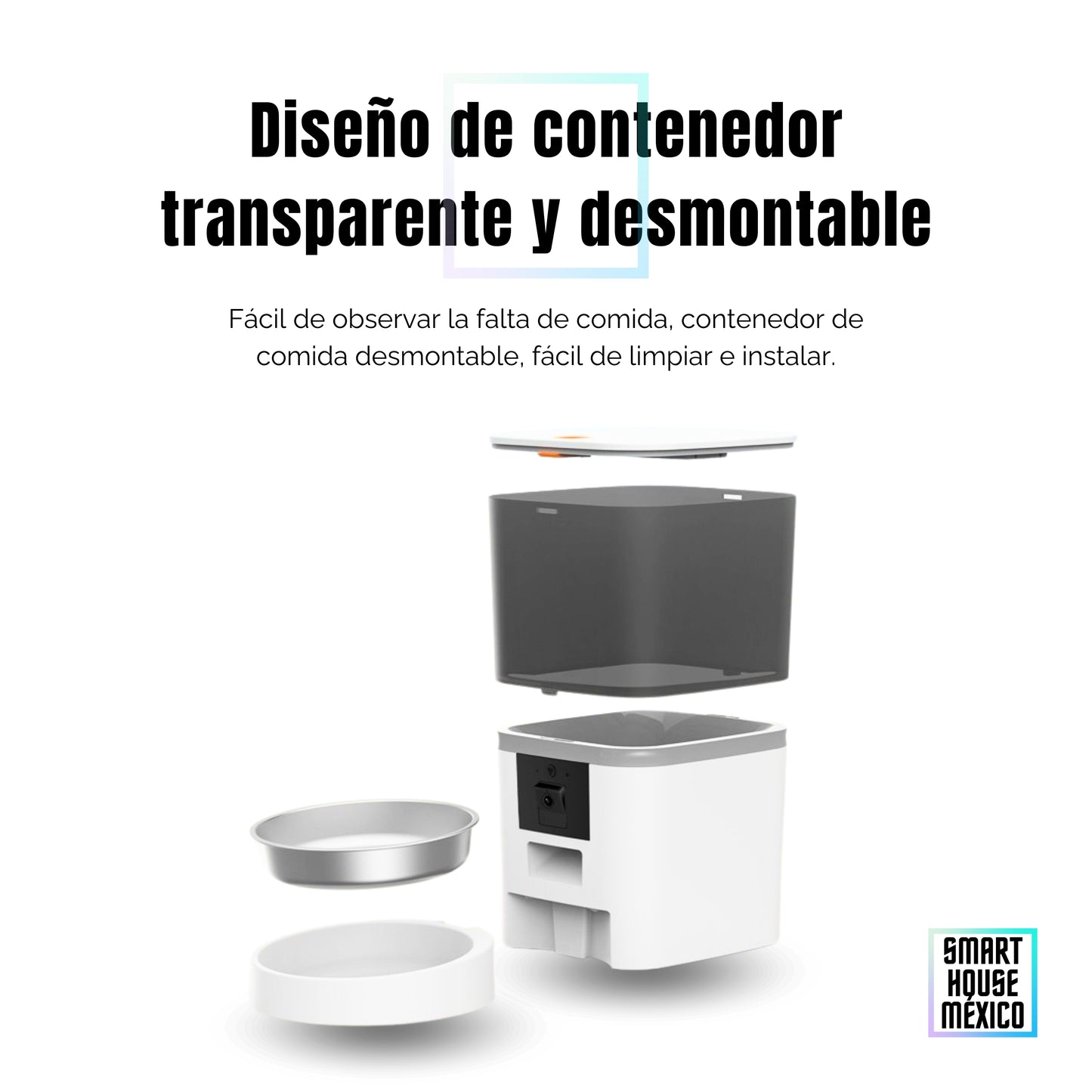 Comedero Inteligente para Mascotas con Cámara HD - Nova
