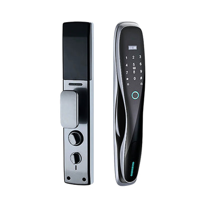Cerradura Electrónica Wifi De Seguridad con Timbre y 5 Métodos de Apertura - Pulsar Gris