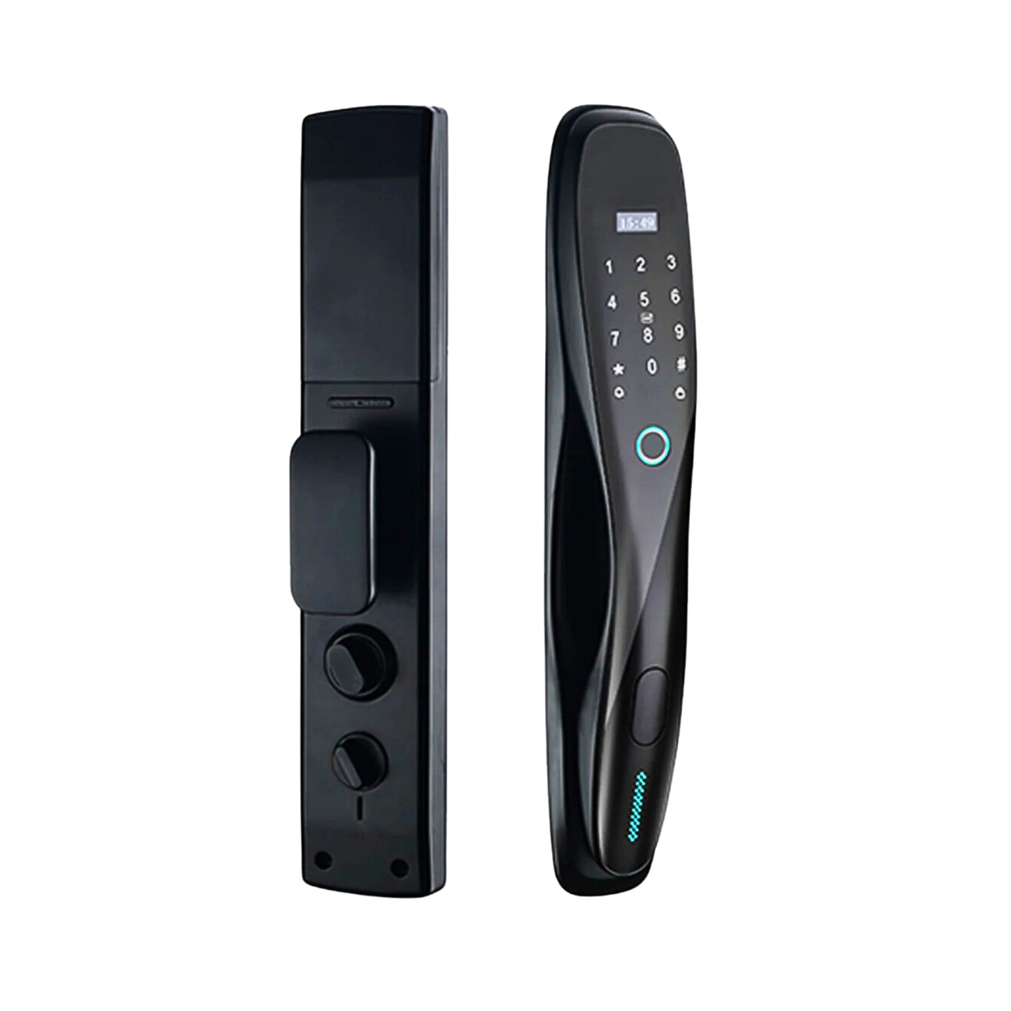 Cerradura Electrónica Wifi De Seguridad con Timbre y 5 Métodos de Apertura - Pulsar Negro