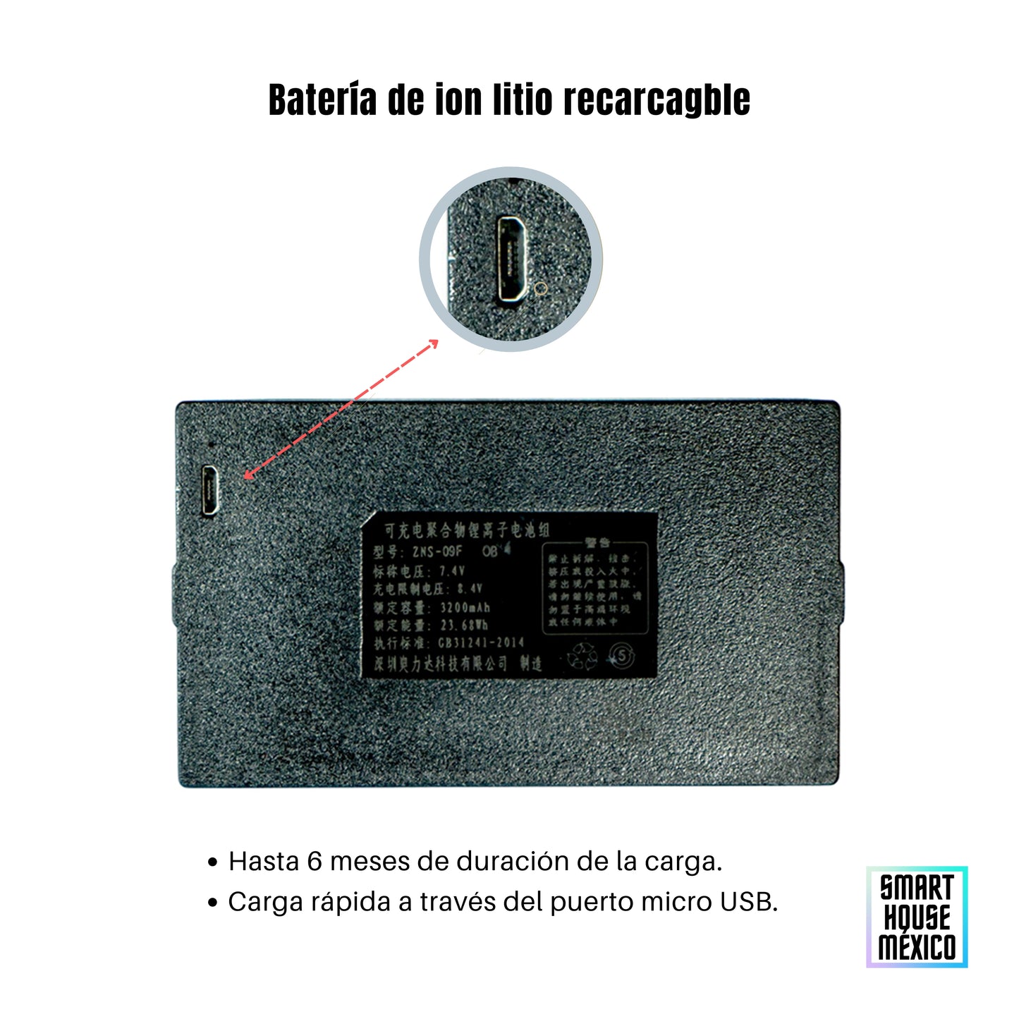 Cerradura Electrónica Inteligente Wifi De Seguridad con Timbre y 5 Métodos de Apertura - Nexus