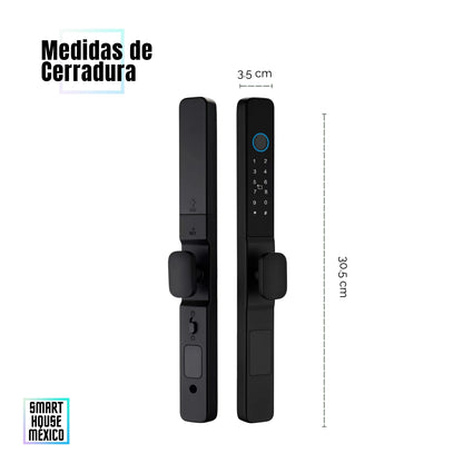 Cerradura Electrónica Inteligente de Seguridad con 5 Métodos de Apertura Puerta Corrediza – Blaze