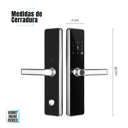Cerradura Electrónica Inteligente de Seguridad con 5 Métodos de Apertura Contra Agua - Glacier