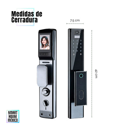 Cerradura Electrónica Inteligente Wifi De Seguridad con Cámara y 5 Métodos de Apertura - Nexus HD