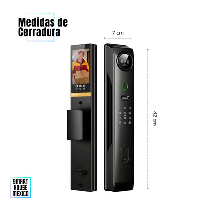 Cerradura Electrónica Inteligente de Seguridad con Cámara y 6 Métodos de Apertura – Pulsar