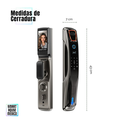 Cerradura Electrónica Wifi De Seguridad con Timbre y 6 Métodos de Apertura - Spectrum