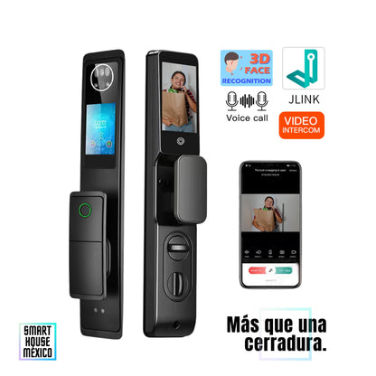 Cerradura Electrónica Inteligente de Seguridad con Cámara y 7 Métodos de Apertura - Halo Pro