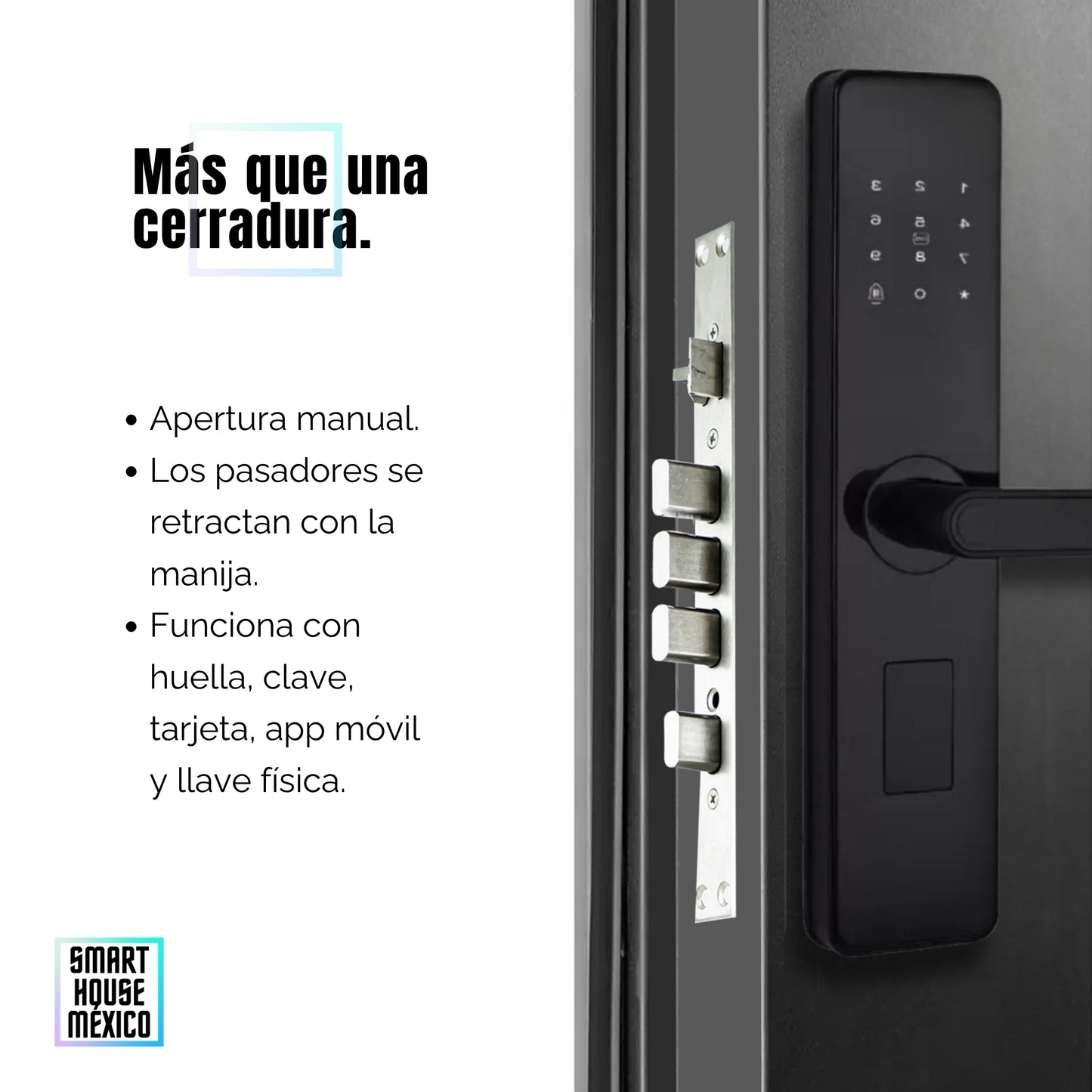 Cerradura de Seguridad 5 Métodos de Apertura - NebulaI