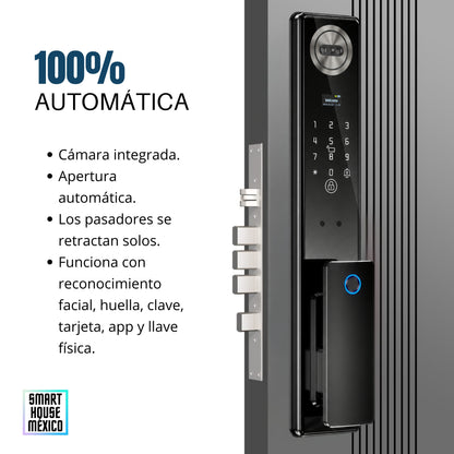 Cerradura Inteligente con Cámara y 7 Métodos de Apertura – Orion | Contra agua