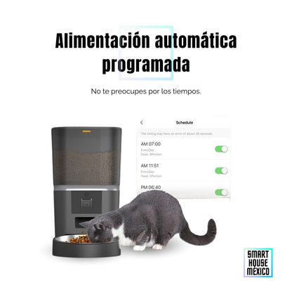Comedero Inteligente para Mascotas con Cámara HD - Nova