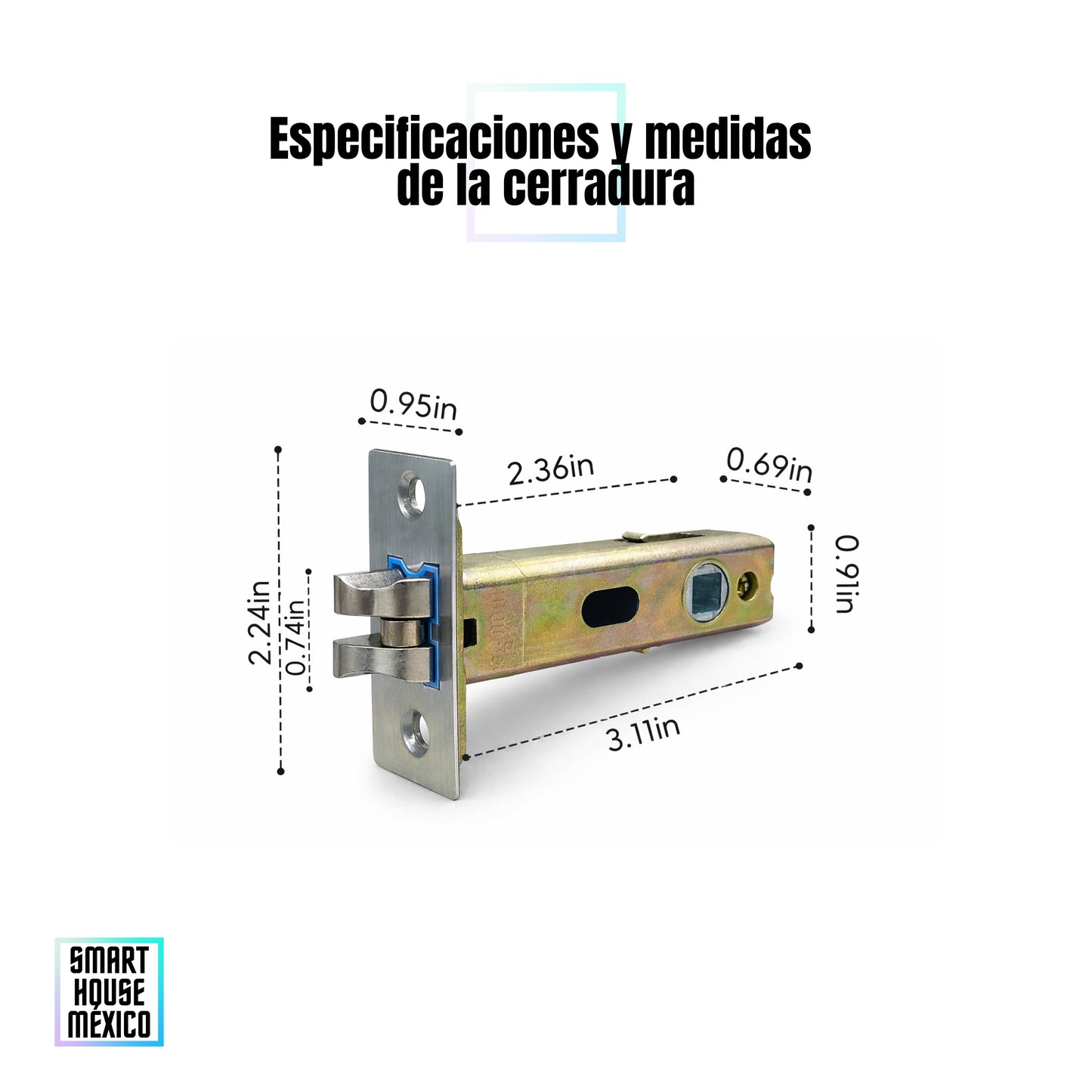 Cerradura Manija Inteligente 5 formas de apertura - Axis